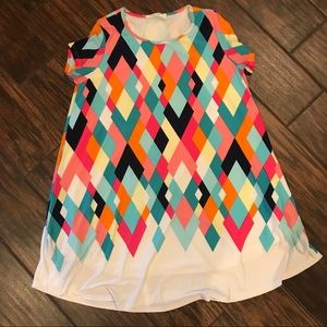 Colorful Triangle Tunic